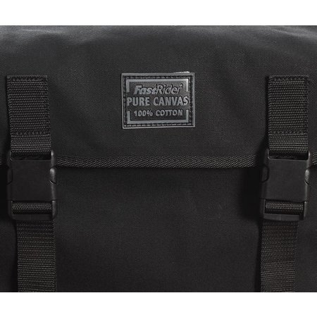 FastRider Dubbele fietstas Canvas 36 47L Zwart