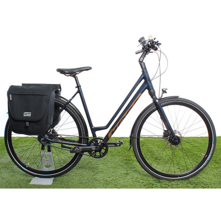 CONTEC Dubbele fietstas Neo Double RT XL 33L Zwart/Grijs