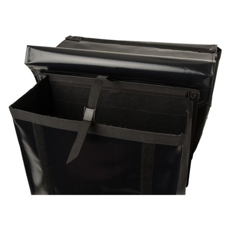 FastRider Dubbele fietstas Cargo Tarpaulin 46L Zwart