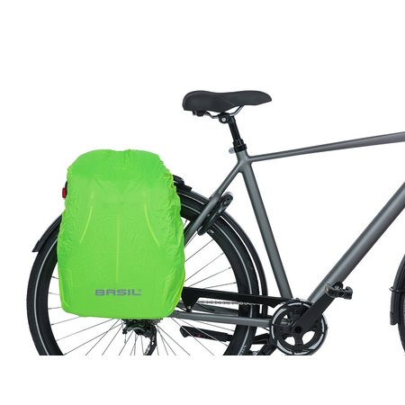 Basil Fietsrugzak B-Safe Nordlicht Backpack 18L Groen