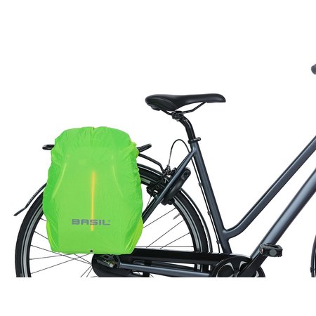 Basil Fietsrugzak B-Safe Nordlicht Backpack 13L Groen