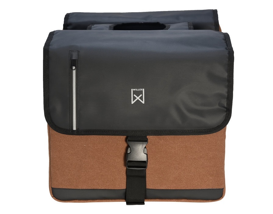 Dubbele Businesstas 30L Bruin/Zwart