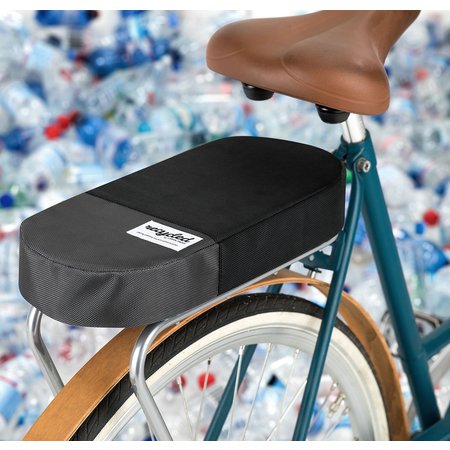 Urban Proof Fietskussen bagagedrager Recycled - Zwart/Grijs