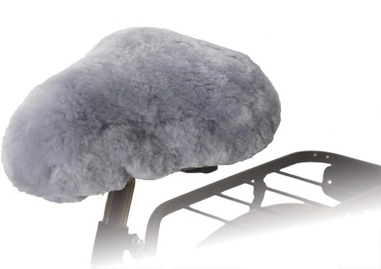 Zadeldekje Wol Grijs