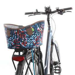 Racktime Fietsmand Agnetha 15L Midnight Flowers