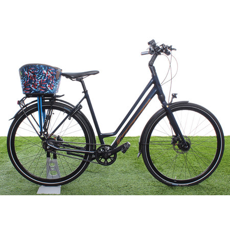 Racktime Fietsmand Agnetha 15L Midnight Flowers