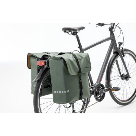 New Looxs Dubbele fietstas Odense Double 39L Green