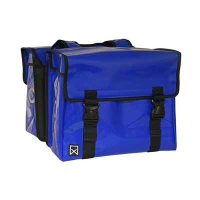 Willex Dubbele fietstas Bisonyl 40L Blauw