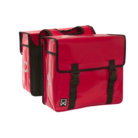 Willex Dubbele fietstas Bisonyl 40L Rood