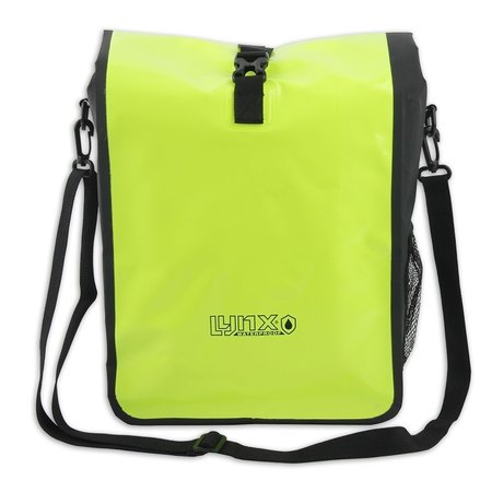 Lynx Enkele fietstas Valley XL Yellow 21L - waterdicht