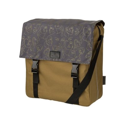 FastRider Enkele fietstas Shopper Livia Trend Olijfgroen 17L