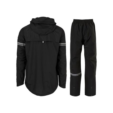 AGU Original Rain Suit Essential - Regenpak Zwart - Maat XXL