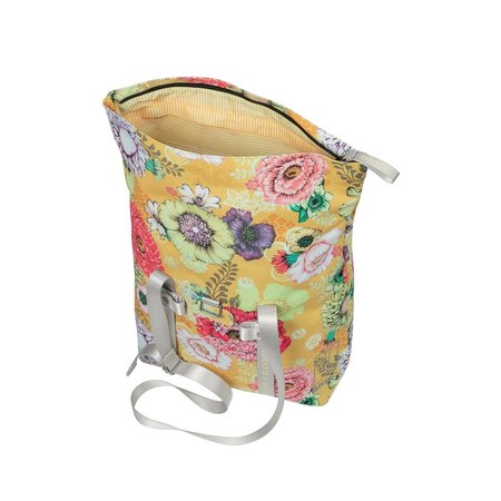 Basil Enkele fietstas Bloom Field Shopper 15-20L Geel