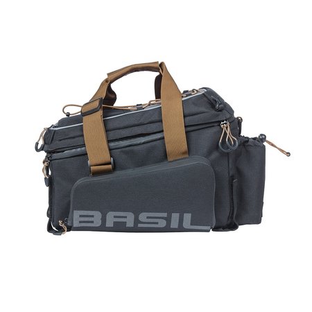 Basil Miles Trunkbag XL Pro 9-36L Bagagedragertas Black brown