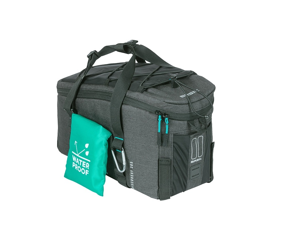 Discovery 365D Bagagedragertas M 9L Zwart Melee