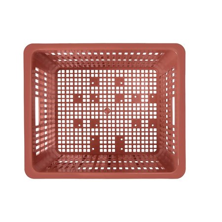 Basil Fietskrat Crate M 27L Terra Red voor MIK/Racktime
