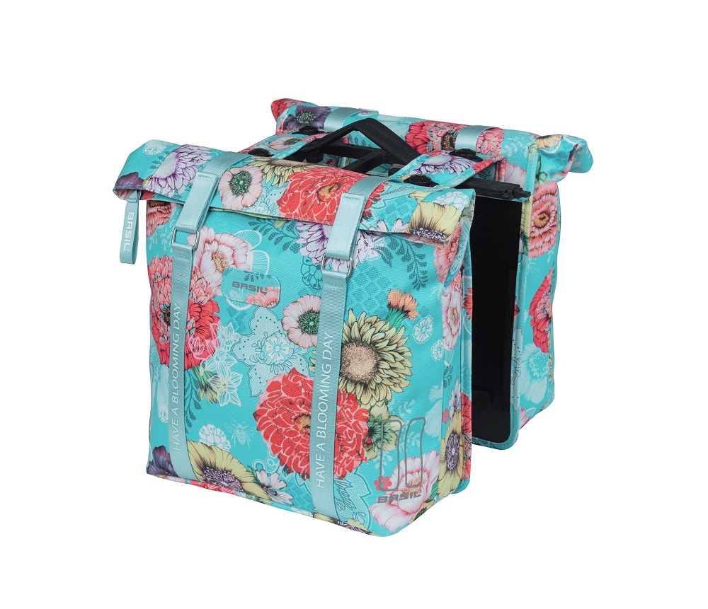 Image of Dubbele fietstas Bloom Field MIK 28-35L Blauw