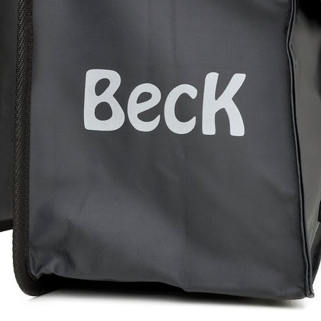 Beck Dubbele fietstas Canvas Small 30L Zwart