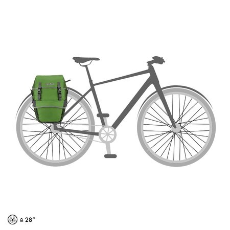 Ortlieb Bike-Packer Plus Kiwi Green 42L - Set van twee tassen