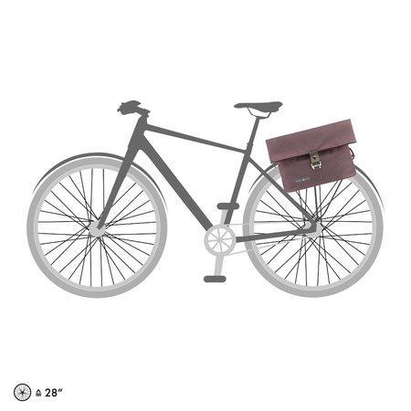 Ortlieb Enkele fietstas Twin-City Urban QL 2.1 Ash Rose - 10L
