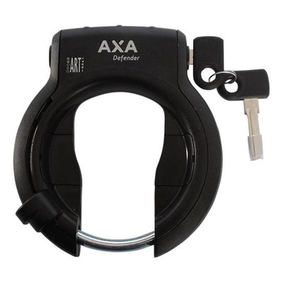 AXA fietssloten en fietsverlichting Ringslot Defender met ART-2 (zwart)