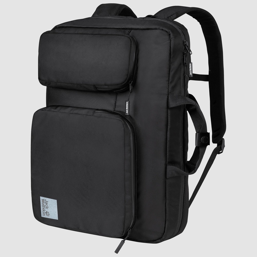 Image of Rugzak & Schoudertas New York 2in1 Flipbag 20L Ultra Black