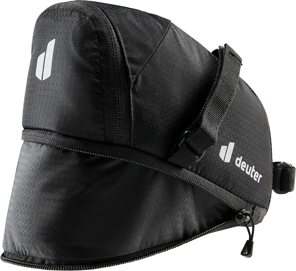 Zadeltas Bike Bag 1.1 + 0.3 Black