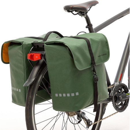 New Looxs Dubbele fietstas Odense Double Racktime 39L  Green