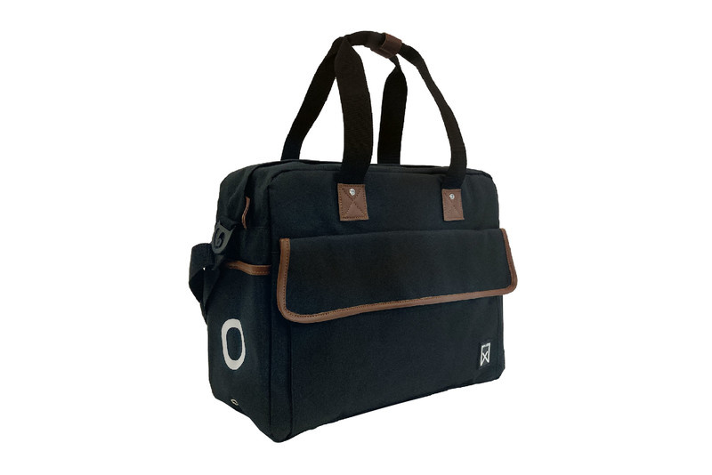 Shopper Metropolis 19L Zwart/Bruin