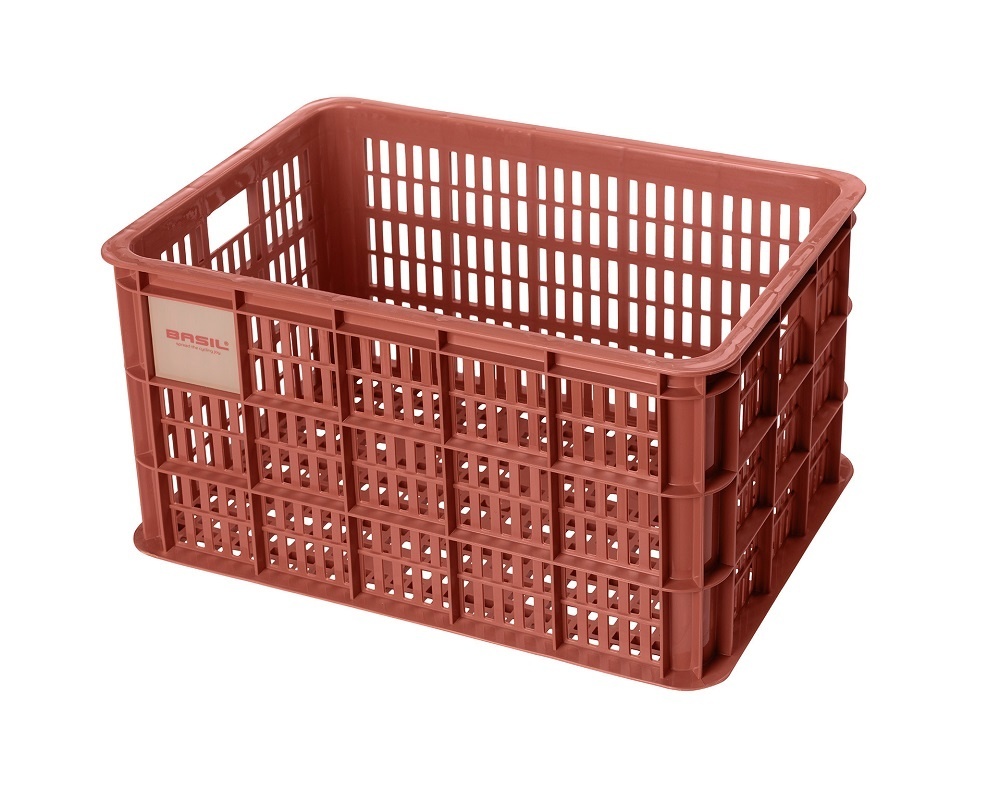 Image of Fietskrat Crate L 40L Terra Red MIK/RT