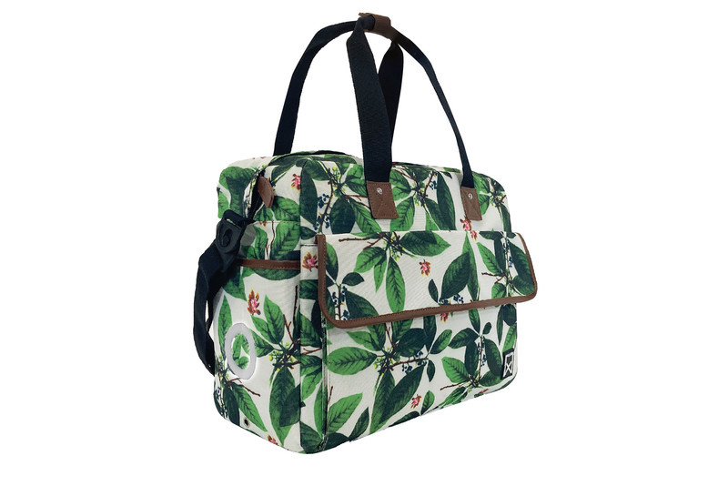 Shopper Metropolis 19L Green Leaves
