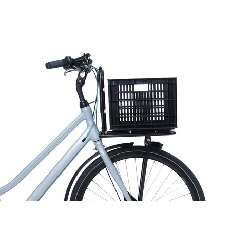 Basil Fietskrat Crate M 29,5L Black voor MIK/RT