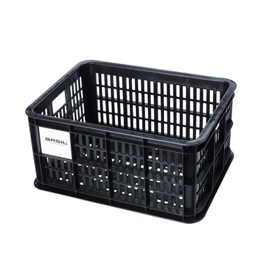 Basil Fietskrat Crate S 17,5L Black MIK