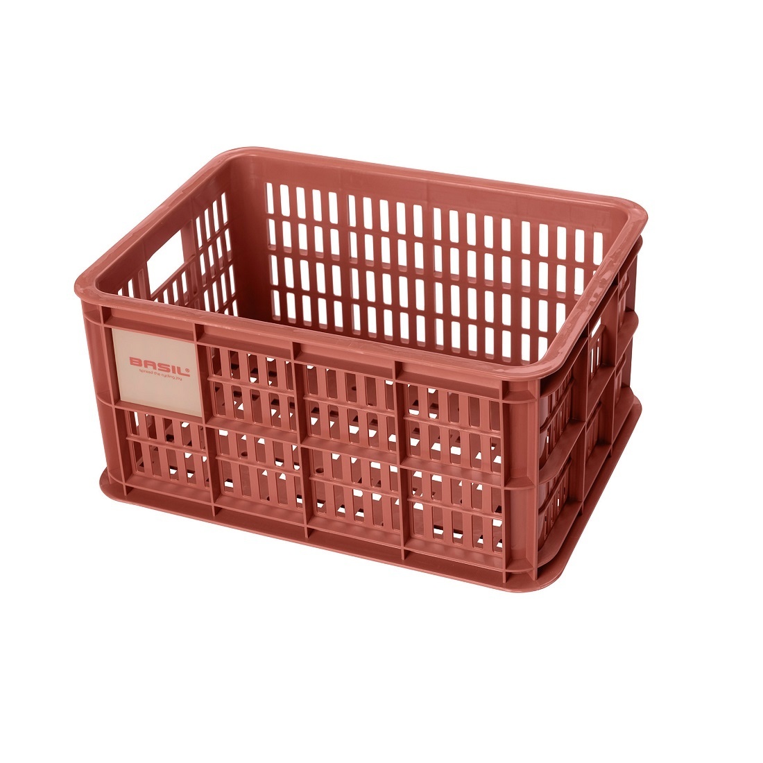 wijsheid hoe bespotten Basil Fietskrat Crate S 17,5L Terra Red MIK/RT | Gerecycled kunststof -  Fietstas.com