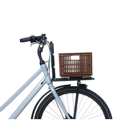 Basil Fietskrat Crate S 17,5L Brown voor MIK/Racktime