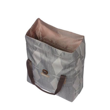 Basil Enkele fietstas Elegance Shopper 20-26L Chateau Taupe