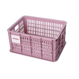 Basil Fietskrat Crate S 17,5L Faded Blossom MIK/RT