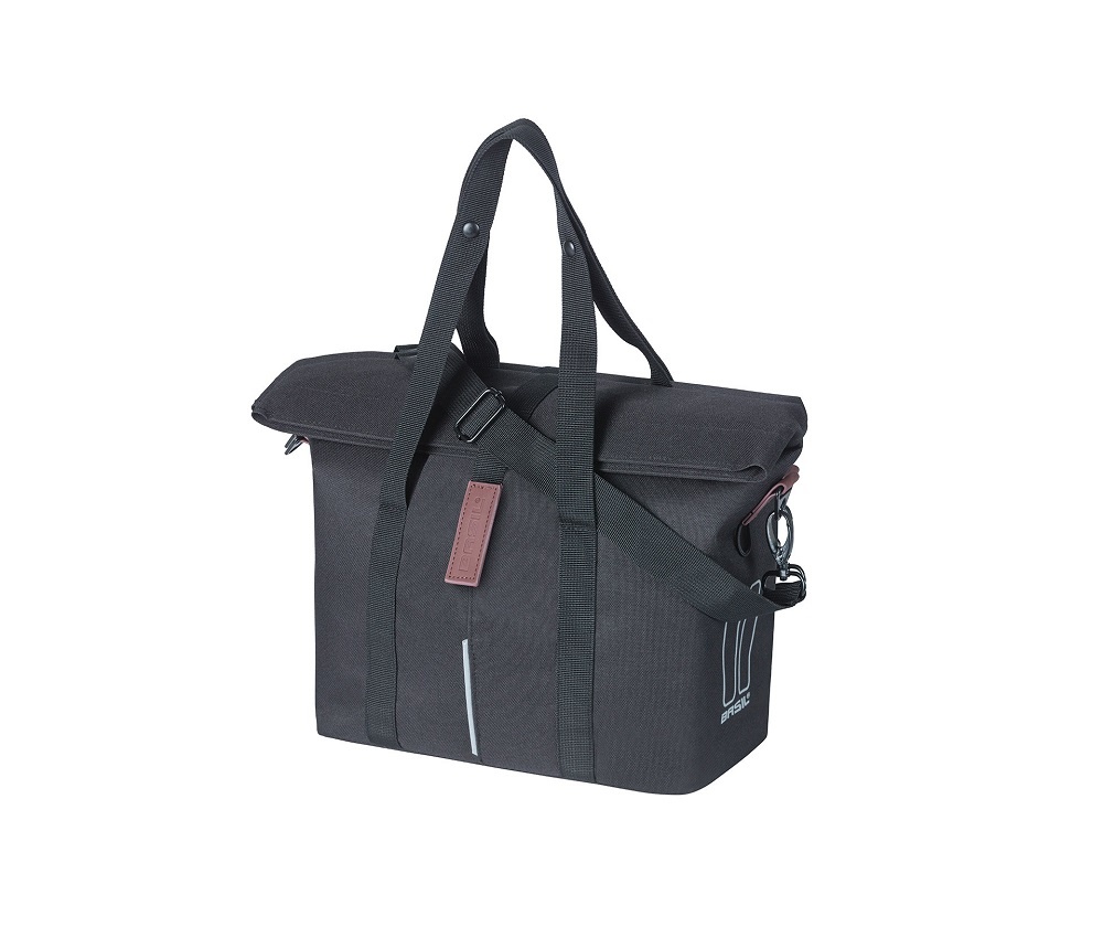 Fietshandtas City KF-haken 8-11L Zwart