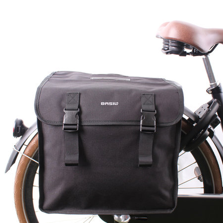 Basil Dubbele fietstas Mara XL 35L Zwart