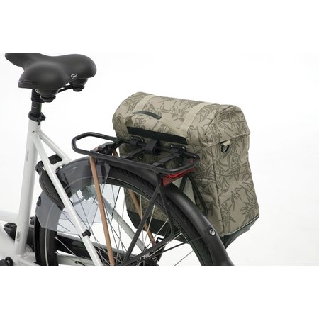 New Looxs Enkele Fietstas Alba Single Bamboo Sand 21L - pakaftas en schoudertas