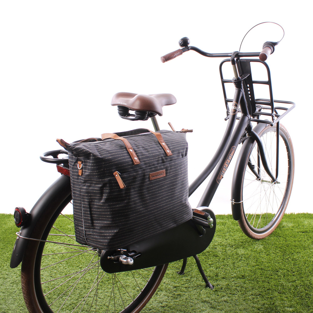 Inzichtelijk te binden Indringing New Looxs Enkele fietstas Tendo Nomi Black 21L | Met laptopvak - Fietstas .com