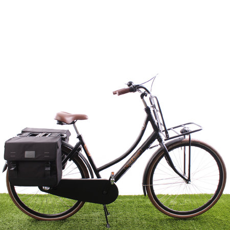 New Looxs Dubbele fietstas Origin Double Zwart - 39 liter
