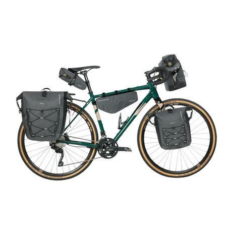 Basil Enkele Fietstas Navigator Storm MIK Studs M 12-15L Zwart - Waterdicht