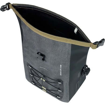 Basil Enkele Fietstas Navigator Storm MIK Studs M 12-15L Zwart - Waterdicht