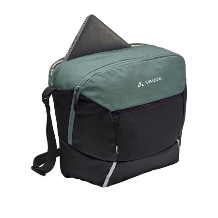 Vaude Enkele Fietstas/Schoudertas Cycle Messenger L 20L Black/Dusty Forest