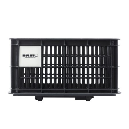 Basil Fietskrat Crate L 40L Black MIK 2.0 - Met MIK-adapterplaat