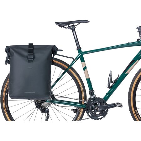 Basil Enkele fietstas SoHo Nordlicht MIK Studs 17L Zwart