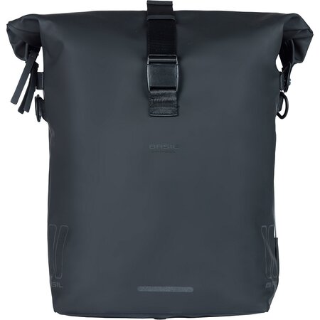 Basil Enkele fietstas SoHo Nordlicht MIK Studs 17L Zwart