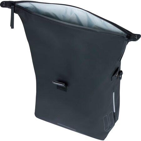 Basil Enkele fietstas SoHo Nordlicht MIK Studs 17L Zwart