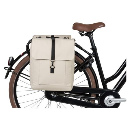 FastRider Dubbele fietstas Jaxx II 28L Taupe